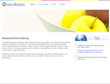 Tablet Screenshot of orderbistro.com